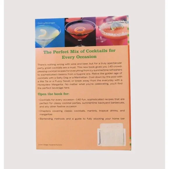 Just Cocktails 140 Recipes for Fun and Festive Cocktails 2011 HB Drink Guide - Picture 2 of 9